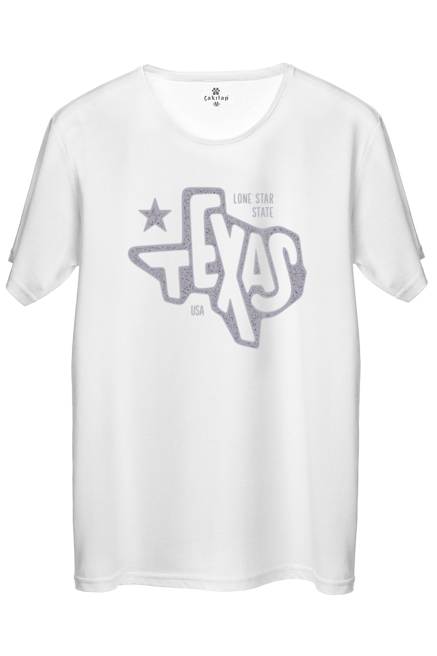 Texas  Baskılı Regular Tişört