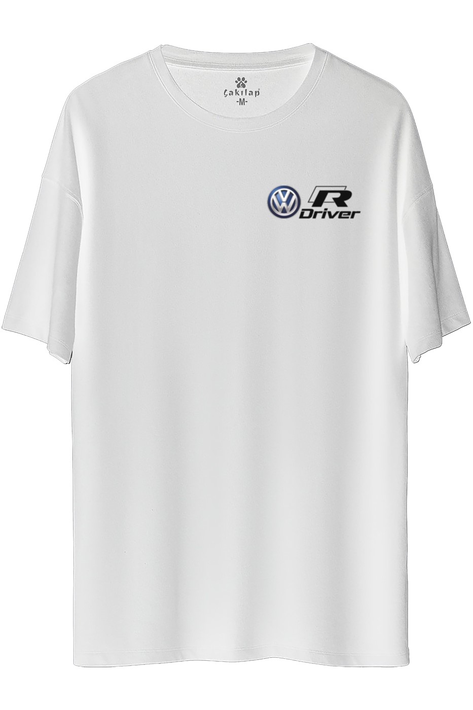 Vw R Driver Baskılı Oversize Tişört